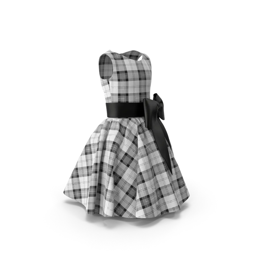 Tartan Dress worn by Theo B.